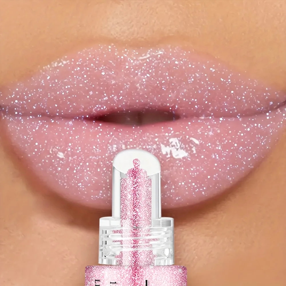 Non Sticky Waterproof Lip Gloss High Shine Long Lasting Moisturizing Plumping Lip Glaze Easy Application