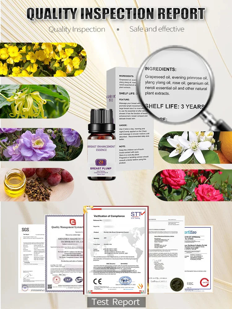 Fast Breast Growth Enlargement Cream Chest Lift Firm Enhancer Care Oil Butt Breast Plump Growth Massage Boobs Bigger Body Care