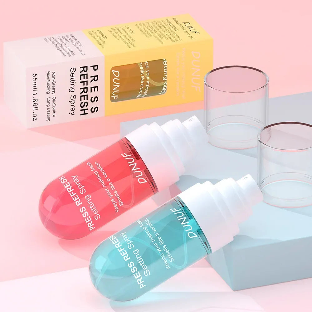 DUNUF 1 Pcs Moisturizing Makeup Setting Spray prevents facial makeup from melting and fading without oil lasting fresh