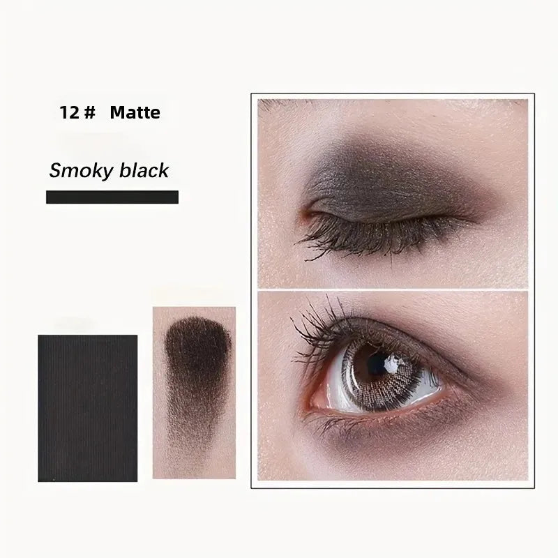 Professional 12 Colors Eyeshadow Palette Natural Shimmer Matte Nudes Cosmetic Eye Makeup Plate for Makeup Artists