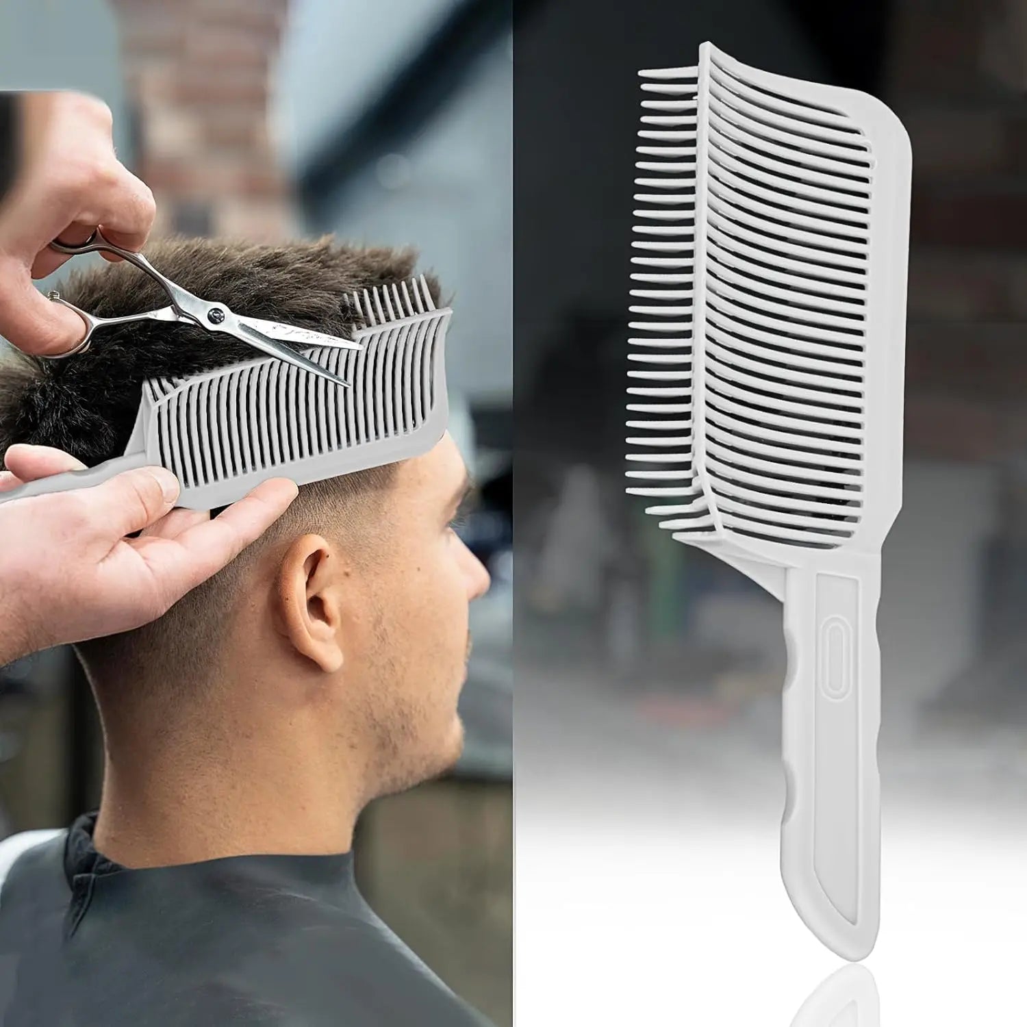 1/3Pcs Barber Hair Comb Kit Flat Top Hair Cutting Fading Stying Fade Comb Men Fade Brush Salon Hair Tool Accessories