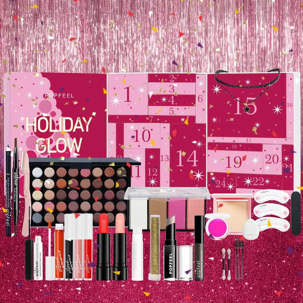 Eye Makeup Set Eye Shadow Palette Eyeliner Pencil Eye Black Eyebrow Pencil Makeup Kit Women's Holiday Blind Box Cosmetics