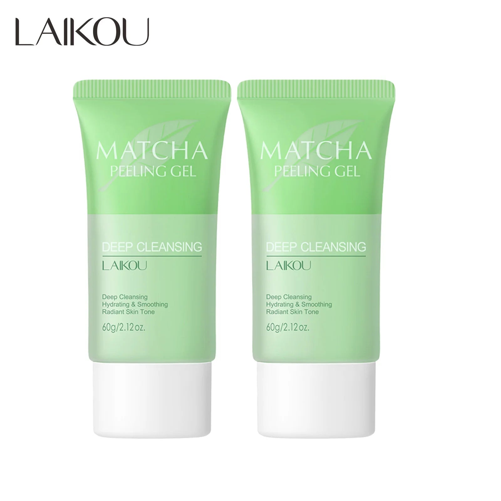 LAIKOU Matcha Exfoliating Gel Exfoliate Peeling Gel Facial Scrub Moisturise Nourishing Repair Scrubs Korean Face Cream Skin Care
