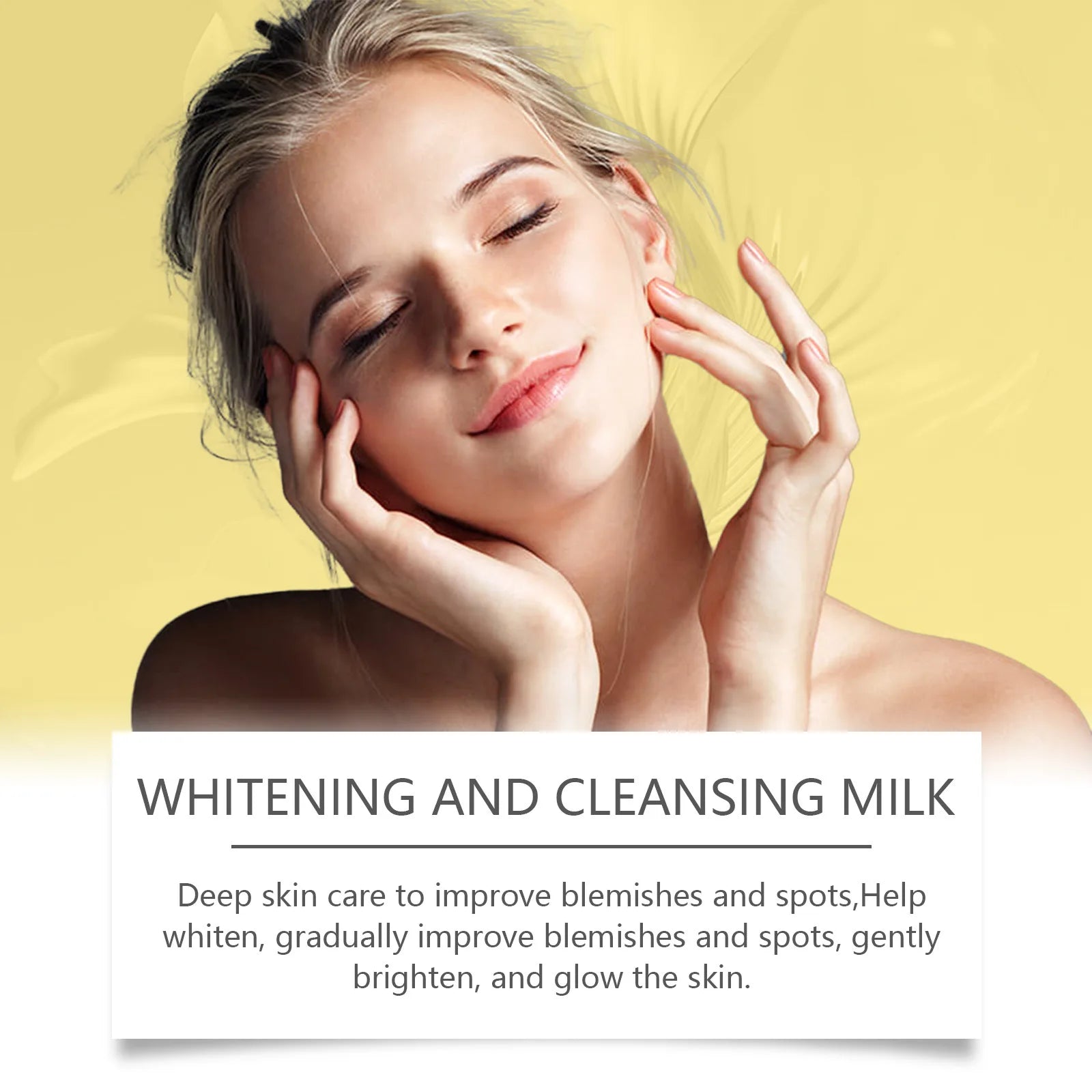 Nicotinamide Whitening Facial Cleanser Foaming Shrink Pores Deep Cleaning Oil Control Hydrating Brightening Face Wash Cleanser