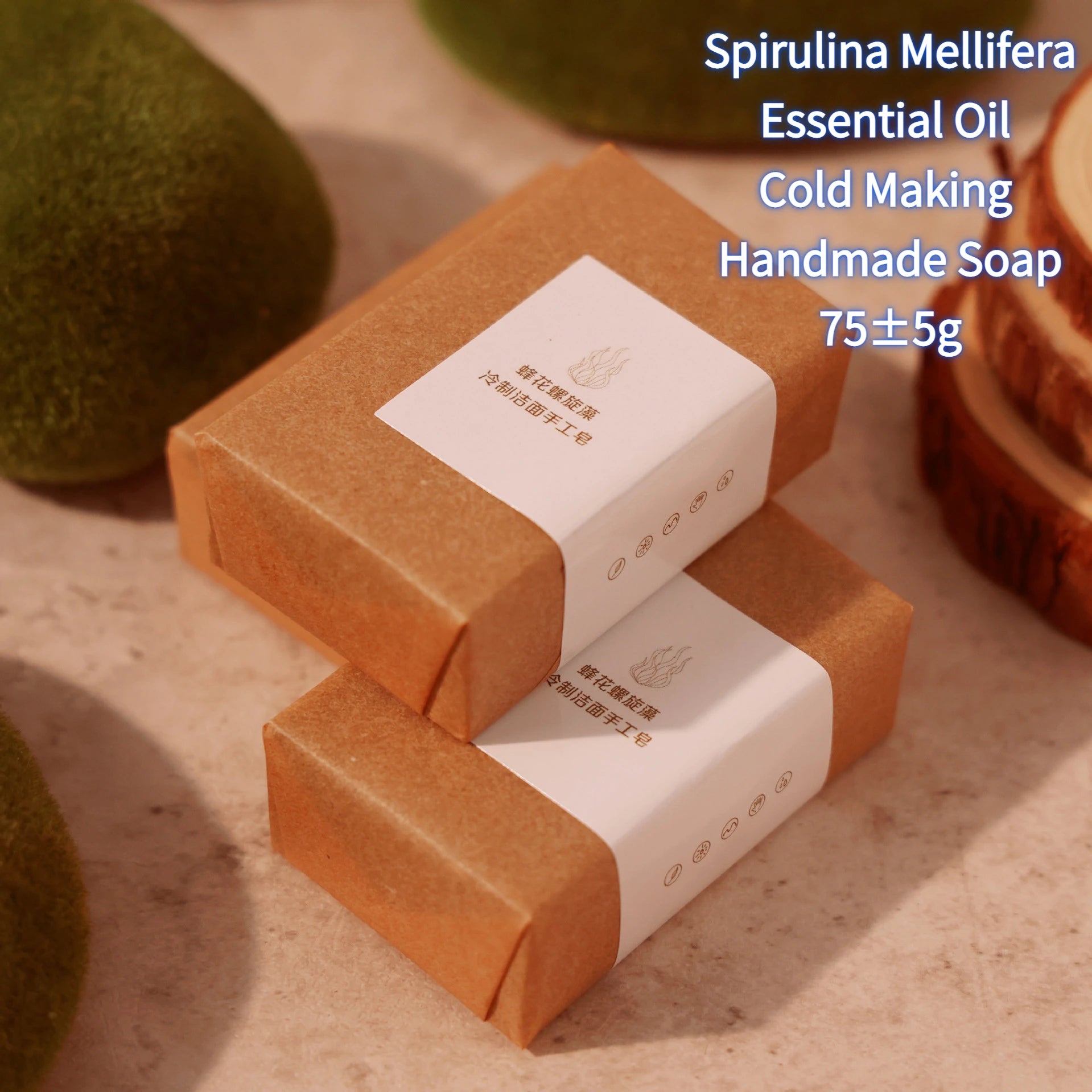 Handmade Gardenia Soap Rose Sea Salt Lemon Mint Jasmine Essential Oil Soap Low-temperature Cold Made Lavender 95g