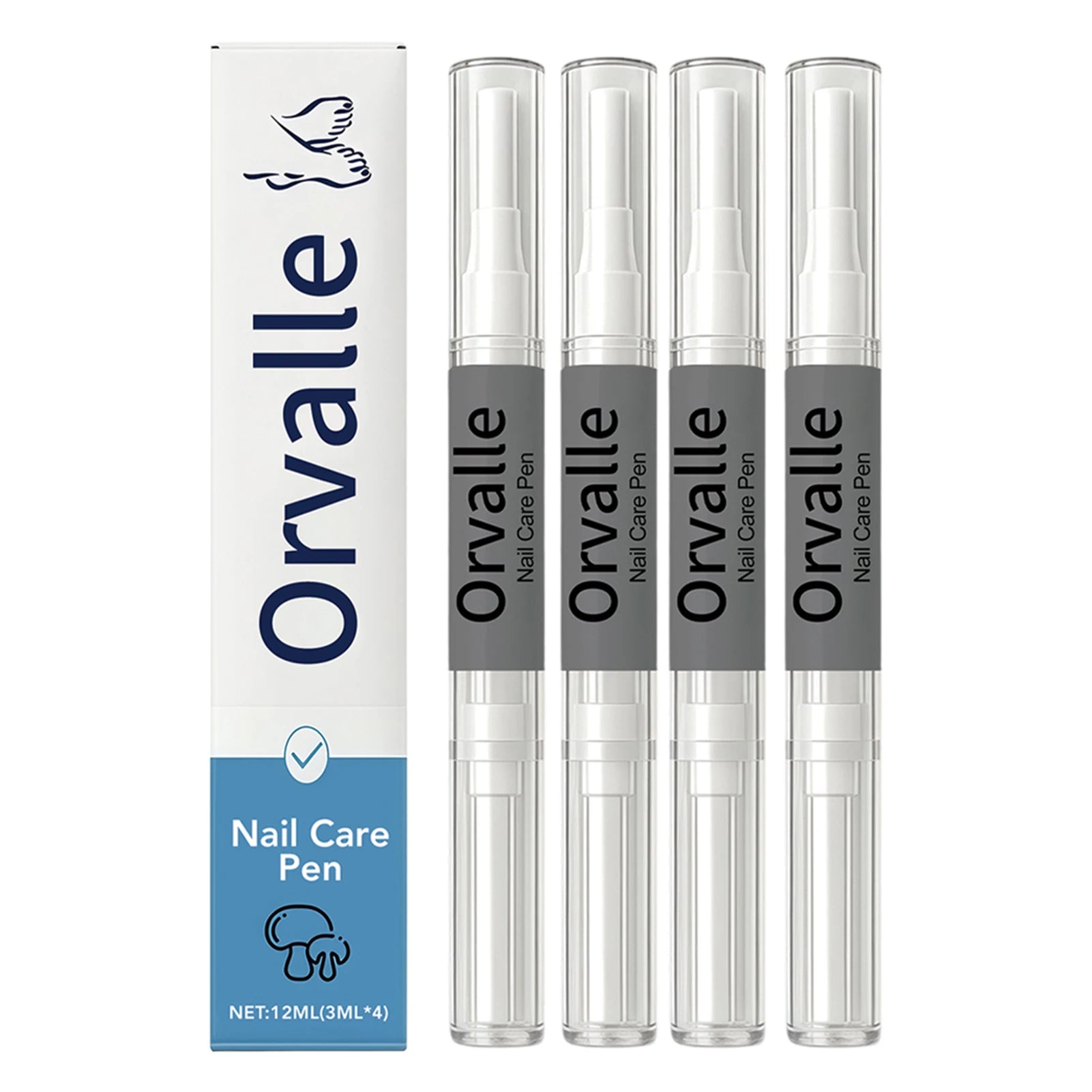 4pcs Nail-Fungus Pen Nail Growth Treatments Repair Serum Toenail-Fungus Treatments Extra Strength Nail Repair Serum