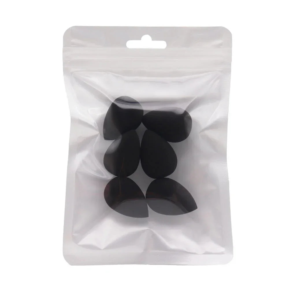 6pcs Mini Makeup Sponge Powder Cosmetic Puff Dry and Wet Sponge Concealer Liquid Foundation Beauty Women Make Up Accessories