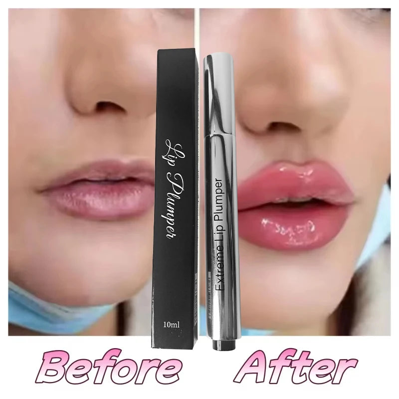 Collagen Lip Plumping Oil Instant Long Lasting Volumise Deeply Moisturize Reduce Lip Lines Lightweight Non-sticky Lip Balm Oil