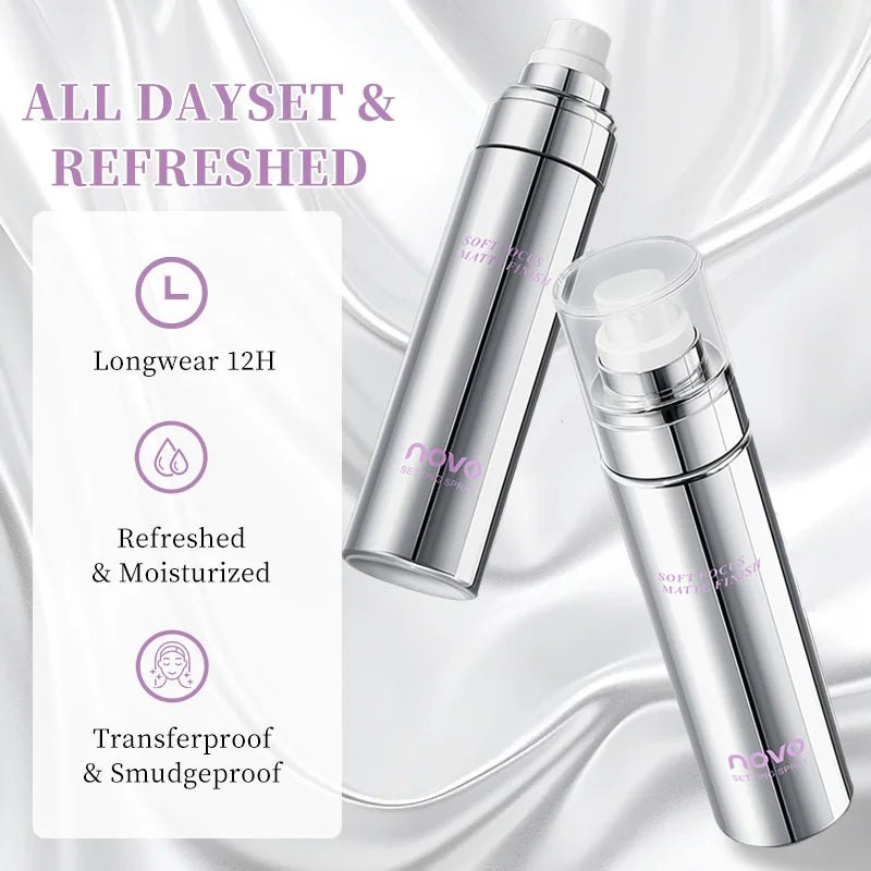 Long-Lasting Setting Spray With Hyaluronic Acid & White Truffle, Moisturizing, Oil Control, Quick-Drying