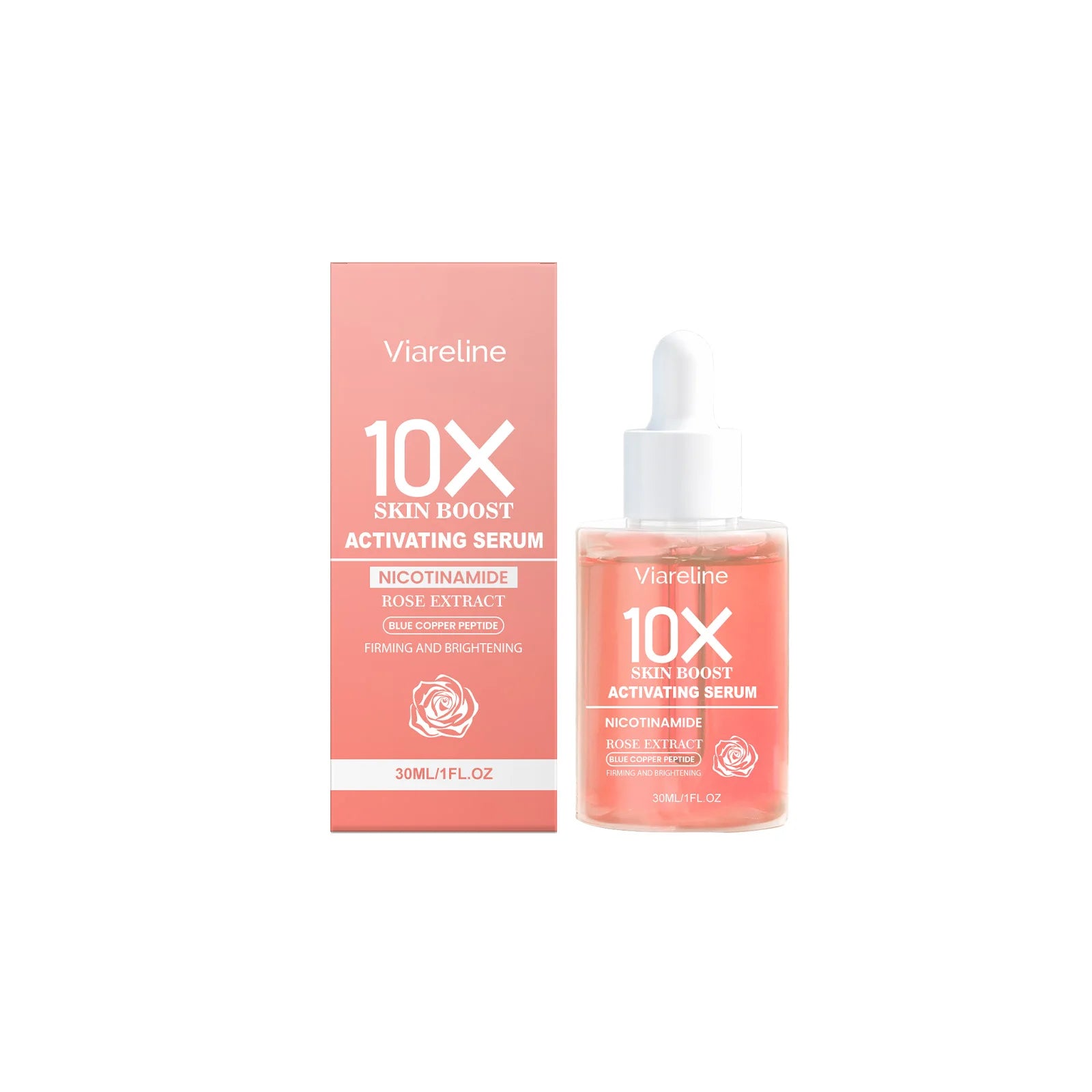 Rose Revitalizing Face Serum Dark Spot Care Even Brightening Skin Tone Reduce Sensitivity Hydrating Nourish Facial Essence Drop