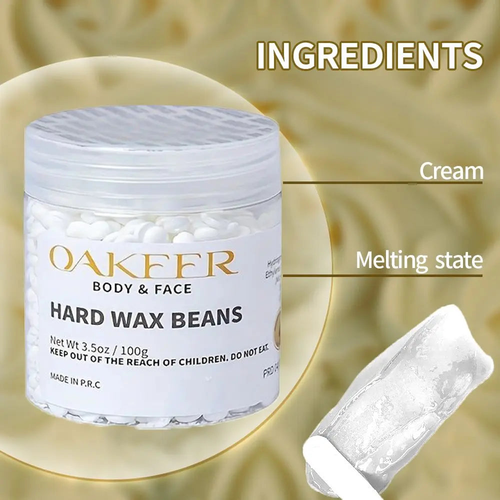 100g/400g Depilatory Wax Beans for Heating hard Wax Machine Hot Film Painless Waxing Beads Bikini Face Legs Body Hair Removal