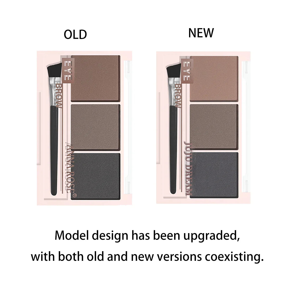 Three-color eyebrow powder shadow three-dimensional eyebrow shape waterproof and sweat-proof natural long-lasting eyebrow powder