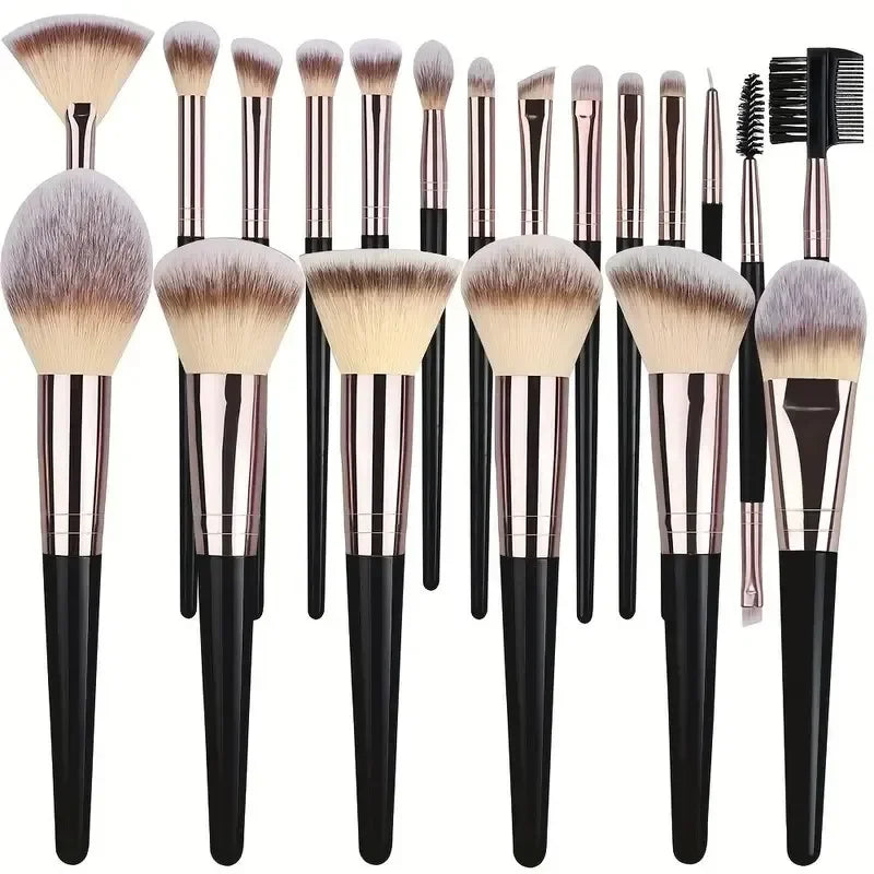 3/20PCS Makeup Brushes Set Professional Foundation Eyeshadow Blush Highlighter Concealer Blending Brush Fluffy Women Beauty Tool