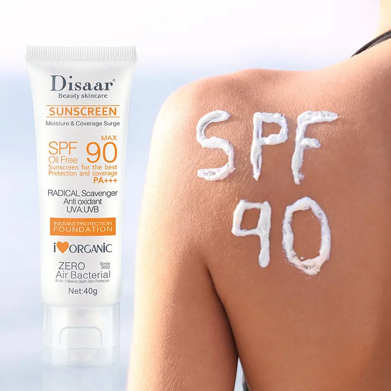 Facial Body Sunscreen Waterproof SPF 90+UV Sun Cream Sunblock Skin Protective Cream Anti Sun Facial Seaside Protection Cream