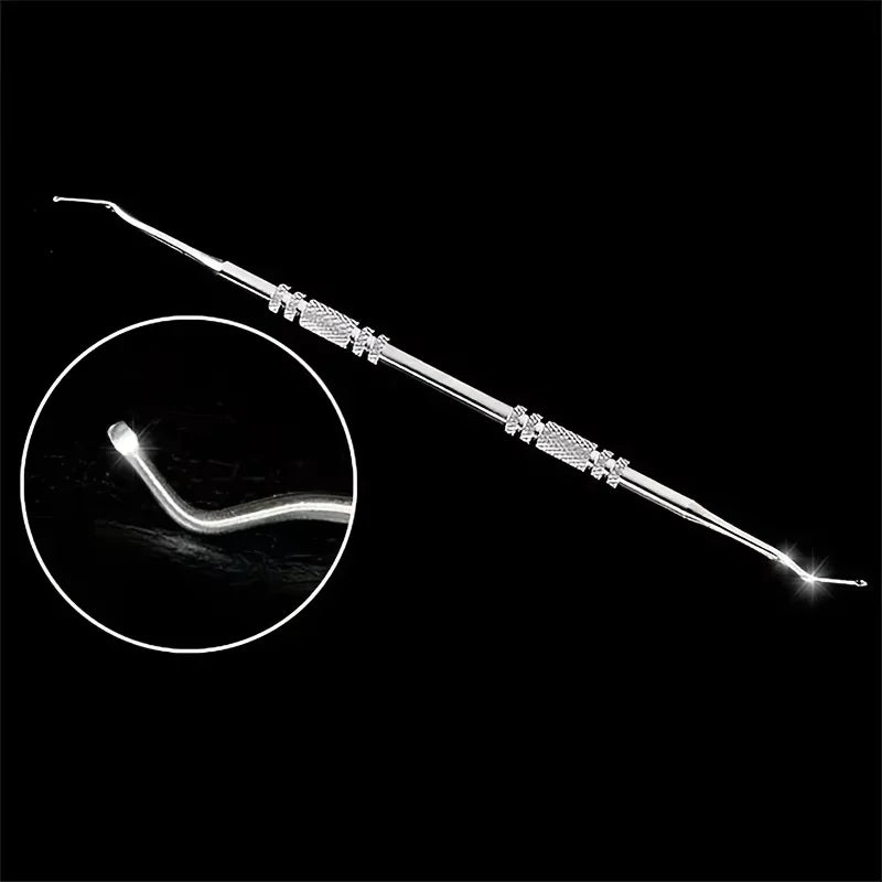 1/6pcs Stainless Steel Professional Multi-Functional Nail Care Kit,Including Dead Skin Edge Trimmer and Dead Skin Rake,Nail File