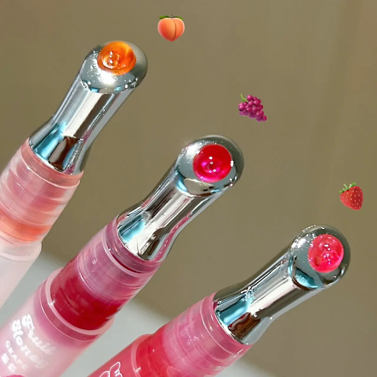 Pinkyfocus Fruit Honey Brightening Lip Essence Oil - Moisturizing, Anti-Dry & Crack, Conceals Lip Lines for Plump Lips