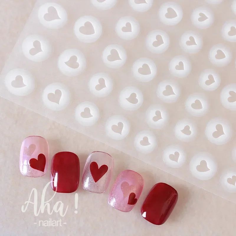 1sheet 3D Sweet Cherry Fruit Nail Art Stickers Summer Peach/Lemon/Star/Moon Nail Decals 8*10cm Adhesive Red Cherry Nail Decor