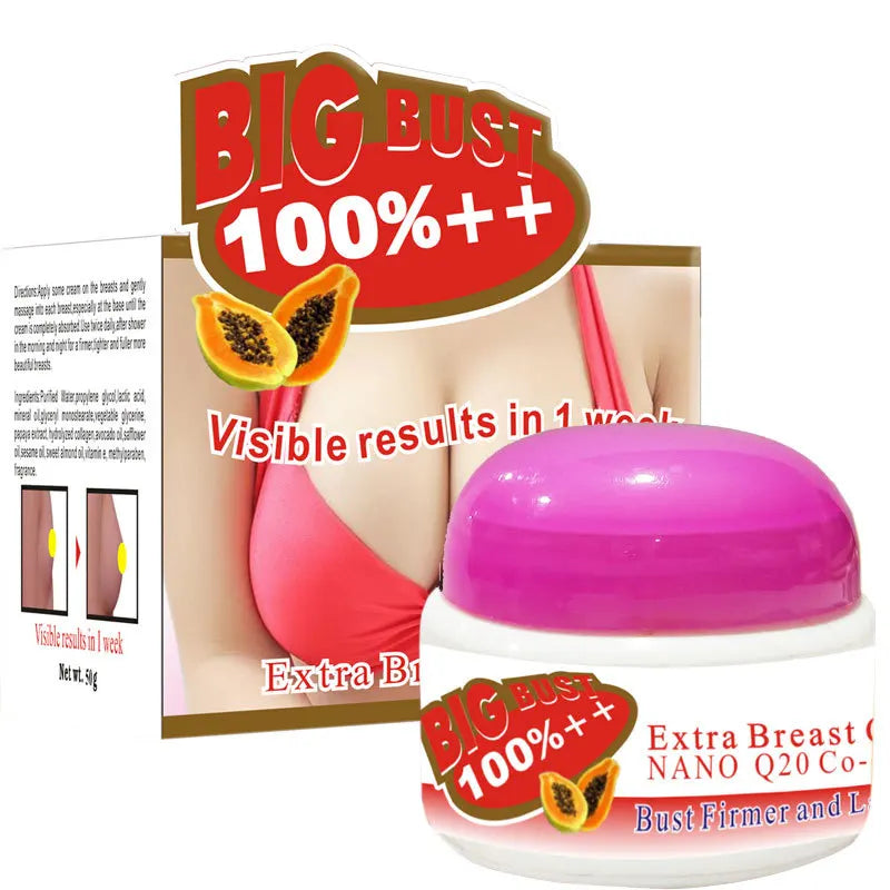 Fast Growth Breast Enlargement Cream Lift Firm Breast Improve Sagging Massage Chest Rapidly Body Moisturizing Smooth Bright Care