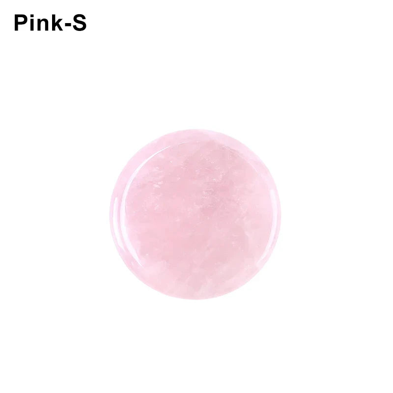 Glue Pallet Eyelashes Extensions Pink Green Jade Stone Reusable False Eye Lashes Adhesive Pallet Pad Holder Makeup Accessories