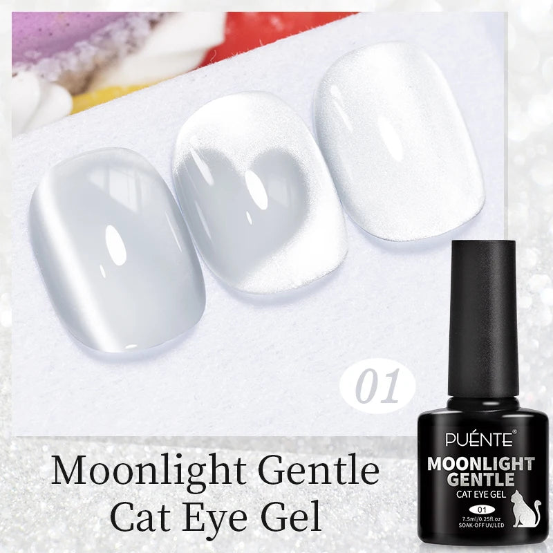 PUENTE 15ML Vitamin E Base Coat Gel Nail Polish For Soft Thin Breaking Nails Strengthen Soak Off UV Gel Varnish For Nail Care