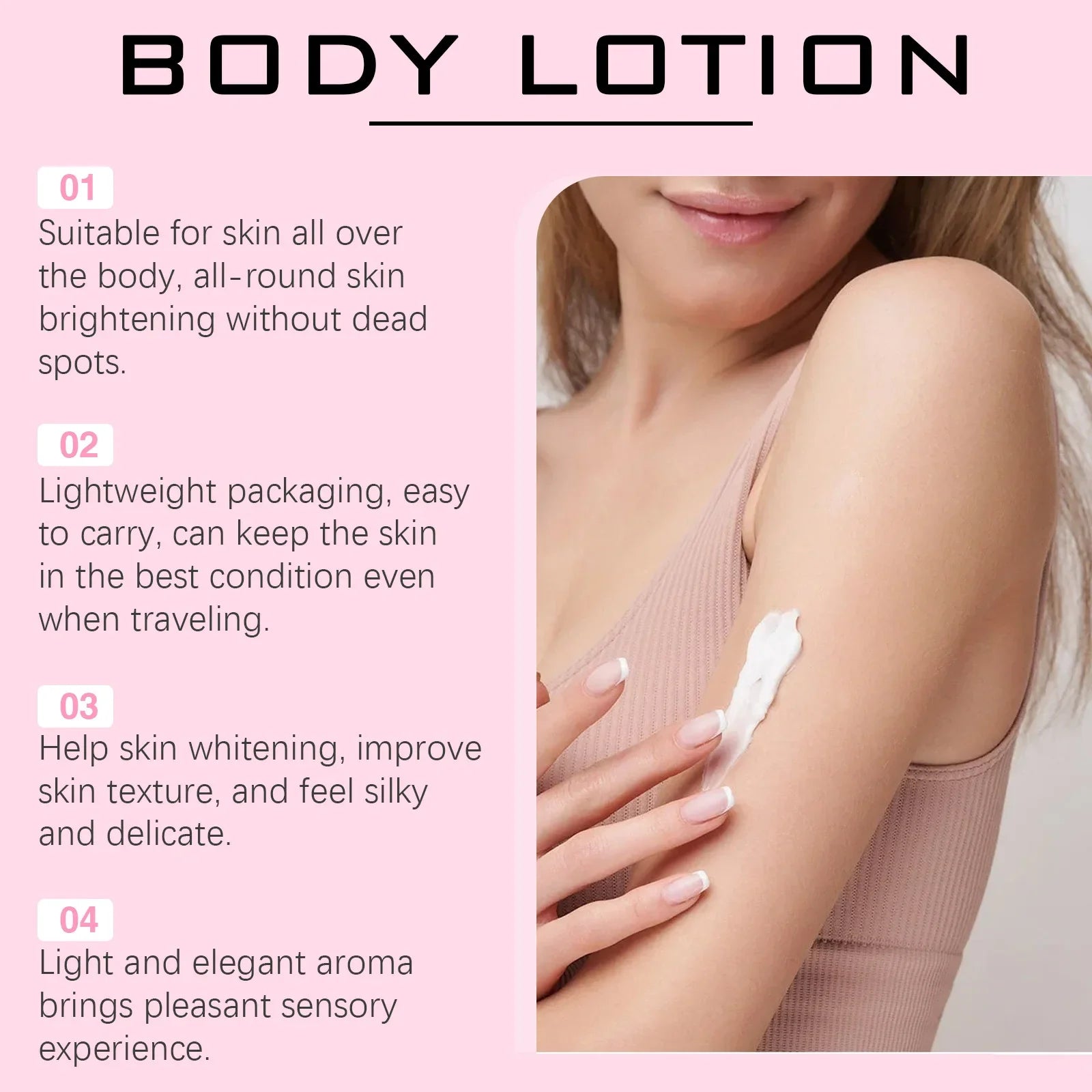 Body Whitening Cream Private Parts Underarm Knee Thigh Inner Melanin Bleaching Dark Skin Tone up Moisturizing Brightening Lotion
