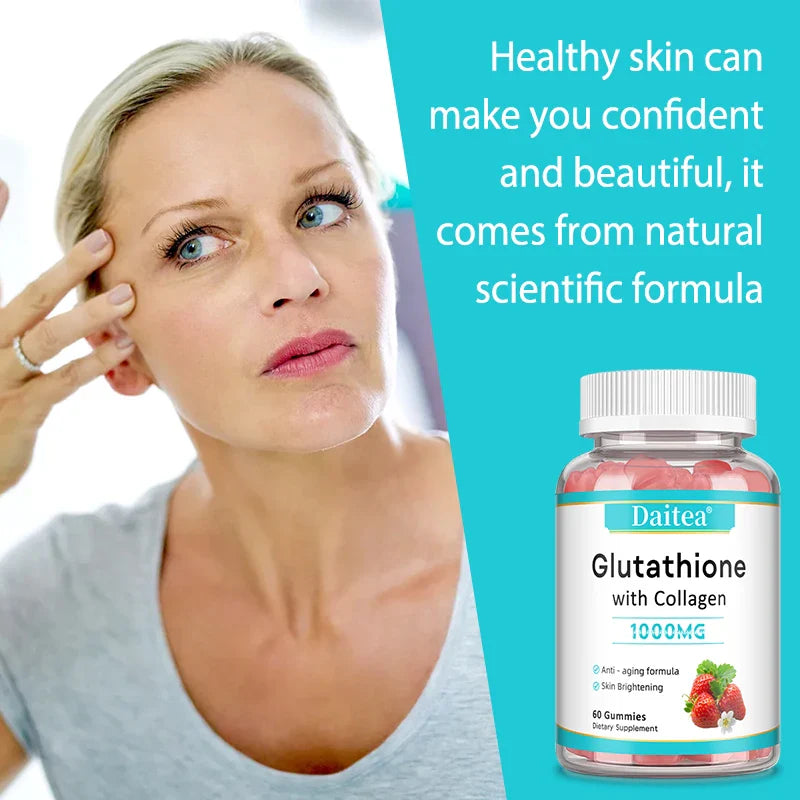 Glutathione with Collagen Capsules Vitamin C Skin Brightening Skin Care Beauty Health Deeply Nourishes The Skin