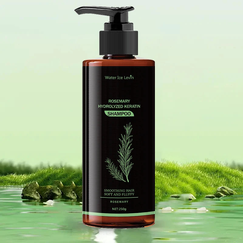 Rosemary Keratin Shampoo - Fresh and Non-Greasy, Rich in Rosemary Extracts and Amino Acids, Healthy Hair, Enlarged Volume, Care for Every Hair