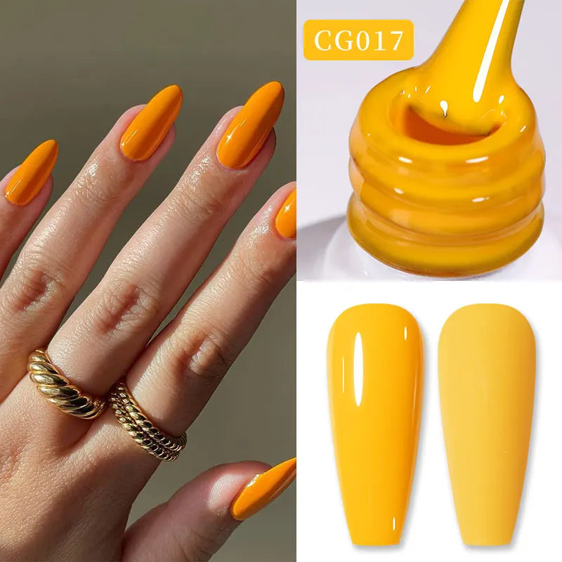 BORN PRETTY 10ml Blood Red Jelly Gel Nail Polish Halloween Nails Art Gel Polish Sheer Translucent Nail Gel for Winter Manicure