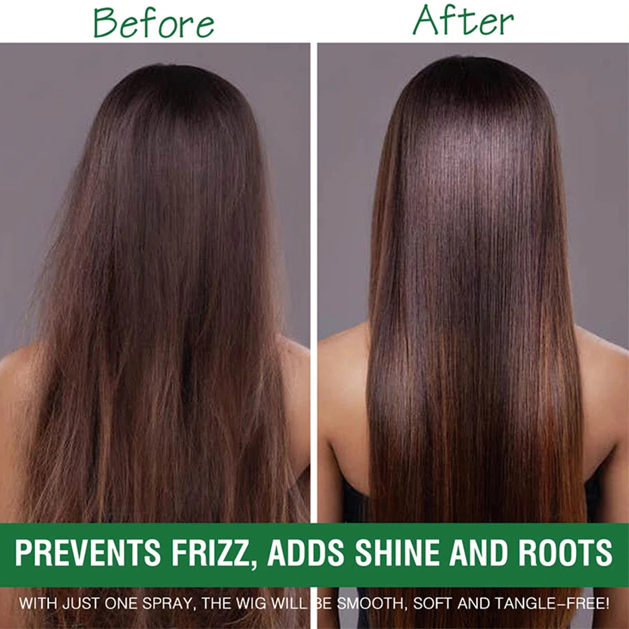 100ml Wig Milk Spray Moisturizing Care Spray for Wig Synthetic Hair Prevent Frizz Leave-in Conditioner for Wigs Smooth and Shine