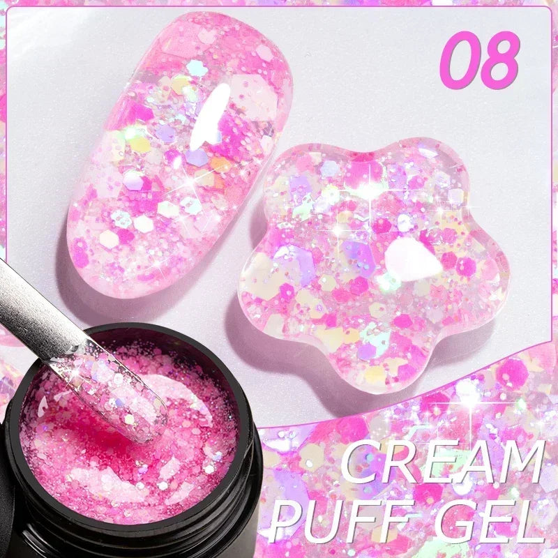 15ML 4 in 1 Builder Nail Gel For Quick Extension Nail Reinforcement Construction UV Gel Polish Semi-permanent Nail Art Varnish