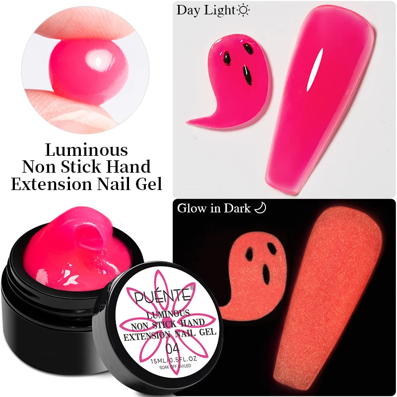 PUENTE 15ML Vitamin E Base Coat Gel Nail Polish For Soft Thin Breaking Nails Strengthen Soak Off UV Gel Varnish For Nail Care