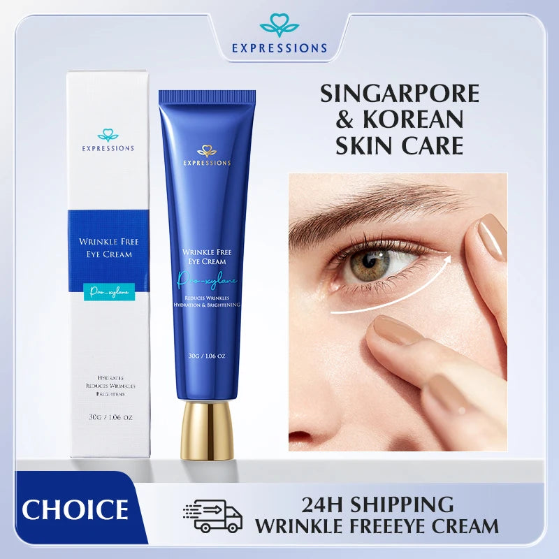 Expressions Wrinkle Free Eye Cream Anti-Aging Retinol Eye Serum for Dark Circles and Bags Best Eye Cream for Wrinkles