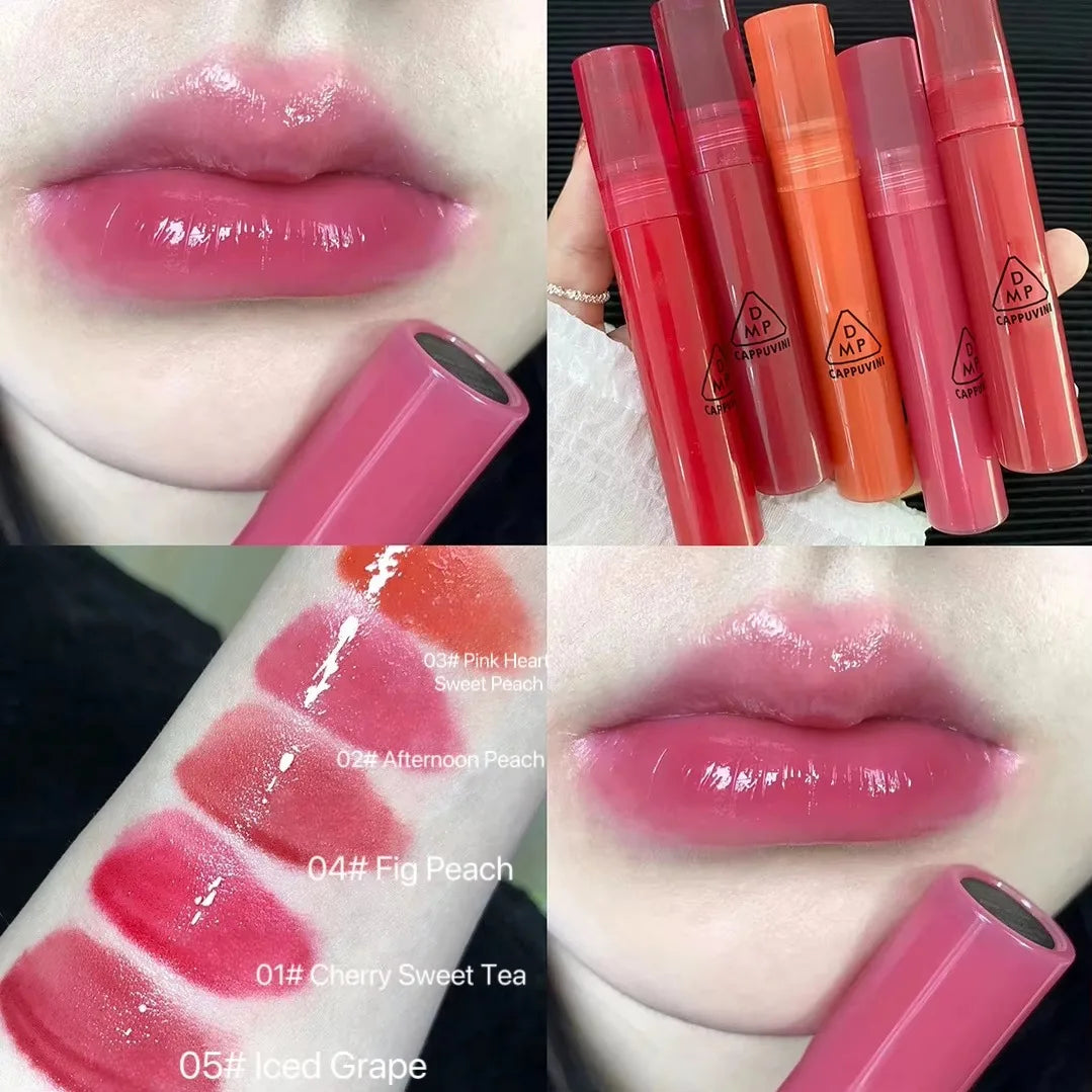 Juice Mirror Water Lip Gloss Moisturizing Hydrating Sexy Lip Tint Waterproof Liquid Lipstick Lipgloss Makeup Korean Cosmetics
