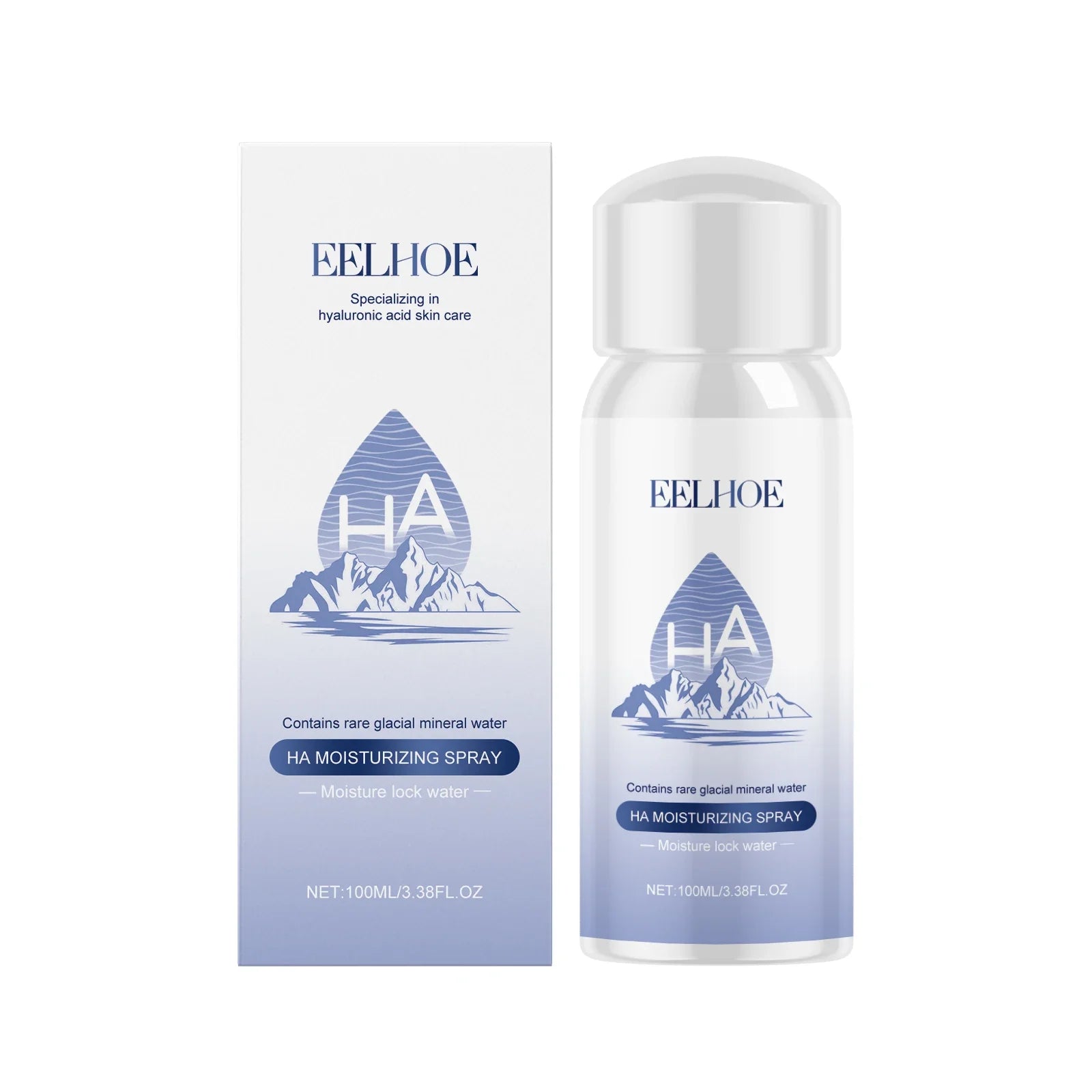 Hyaluronic Acid Moisturizing Spray Refreshing Shrink Pores Firming Skin Smoothing Aloe Vera Extract Nourish Brighten Face Toner