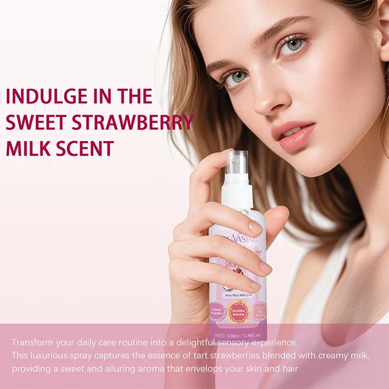 French Women's Strawberries Body Spray Fresh Vanilla Light Long Lasting Perfume Pheromone Perfume New Sweet Date Charm Perfumes
