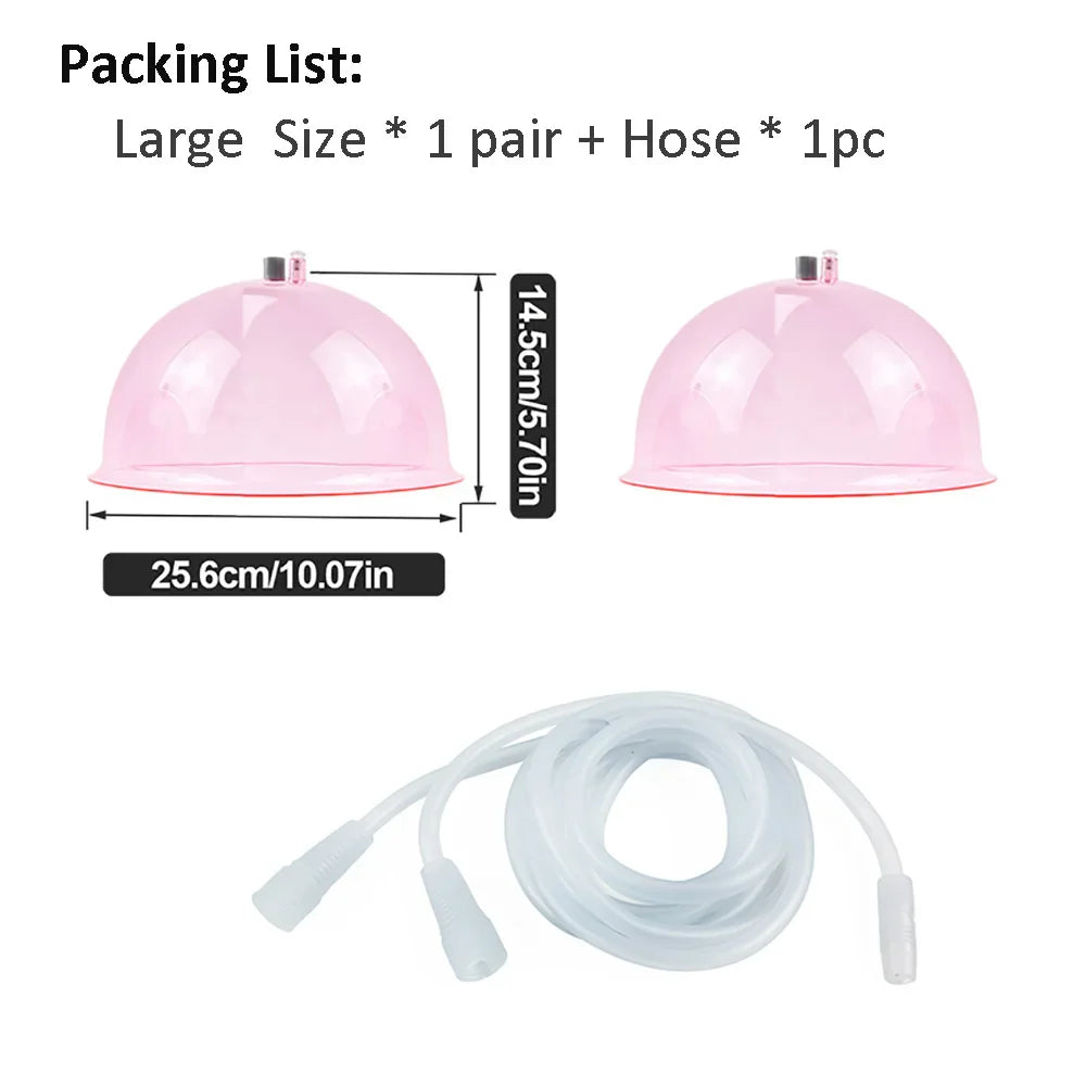 Suction Buttocks Lifting Cups Vacuum Butt Lift Improve Flat Sagging Buttocks Hip Plumping Jar