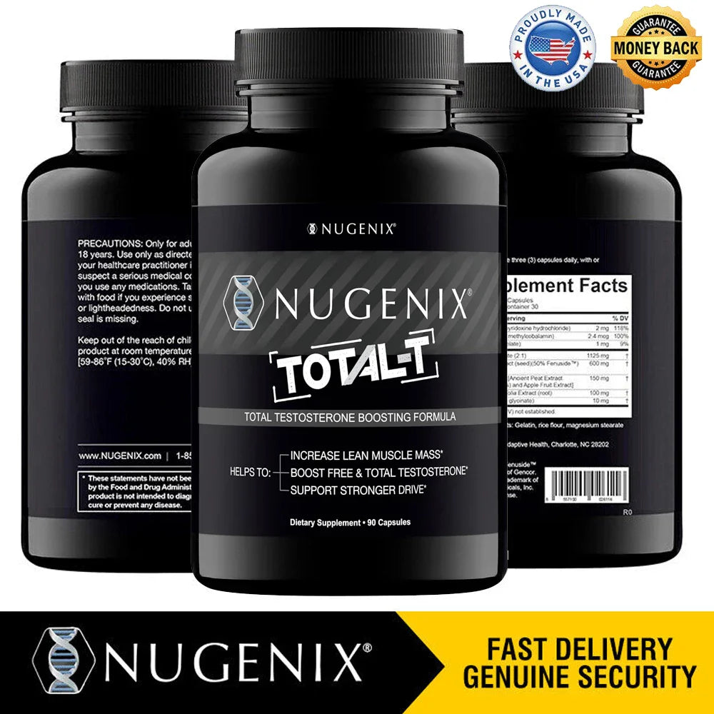 B Vitamin Supplement with Trace Minerals, Fenugreek Extract, Supports Increased Muscle Mass, Strength, Energy, 90 Capsules