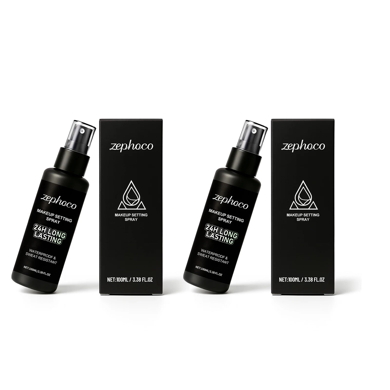 Makeup Setting Spray Hyaluronic Acid Moisturizing Waterprodf Sweat Resistant Fast Drying Lightweight 24h Longlasting Fixing Mist