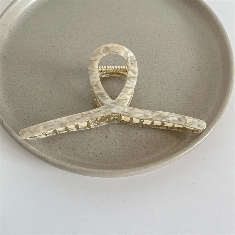 versized Hair Claw Clips - Elegant & Cute Large Hair Clips for Women, Non-Slip French Barrette