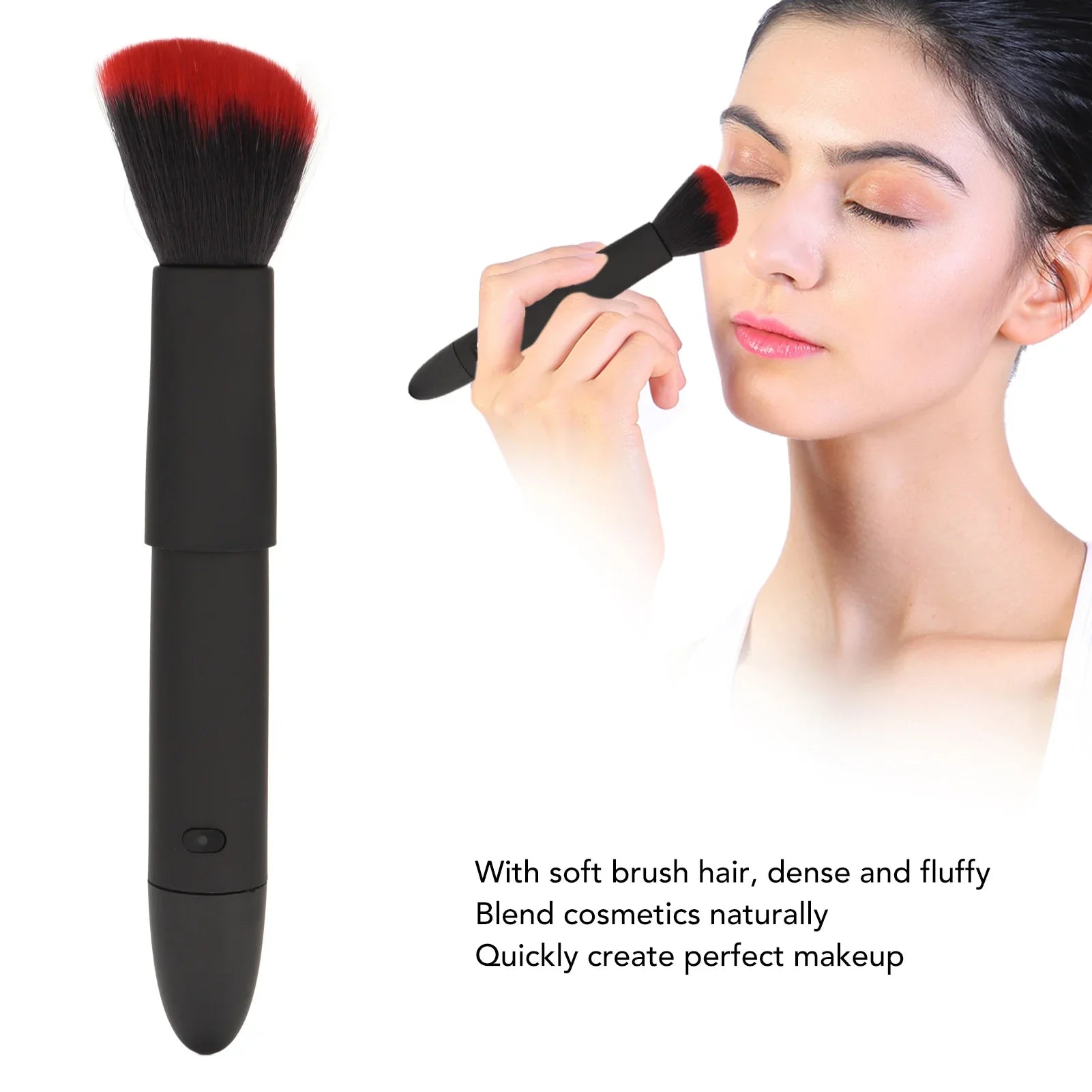 Electric Face Brush Electric Makeup Brush 10 Gears Rechargeable Adjustable Multifunctional Waterproof Blush Brush