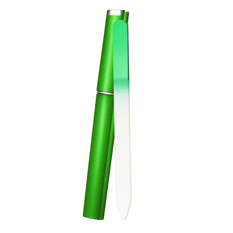 1/3 Pack Crystal Glass Fingernail File for Natural Nail Professional Glass Nail File Double-Sided Gentle Nail Care