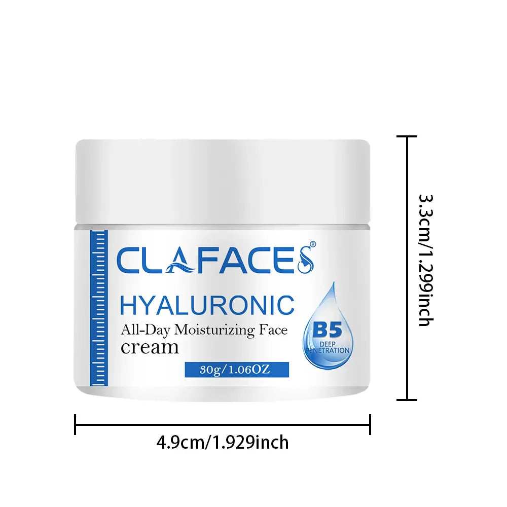 Hyaluronic Acid Collagen Face Cream Smooth Wrinkles Facial Care Moisturizing Nourish Younger Brightening Skin Tone Night Creams
