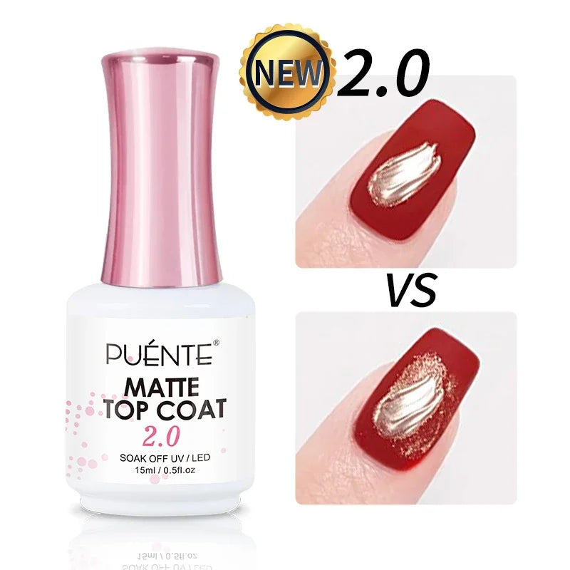 PUENTE 15ML Vitamin E Base Coat Gel Nail Polish For Soft Thin Breaking Nails Strengthen Soak Off UV Gel Varnish For Nail Care
