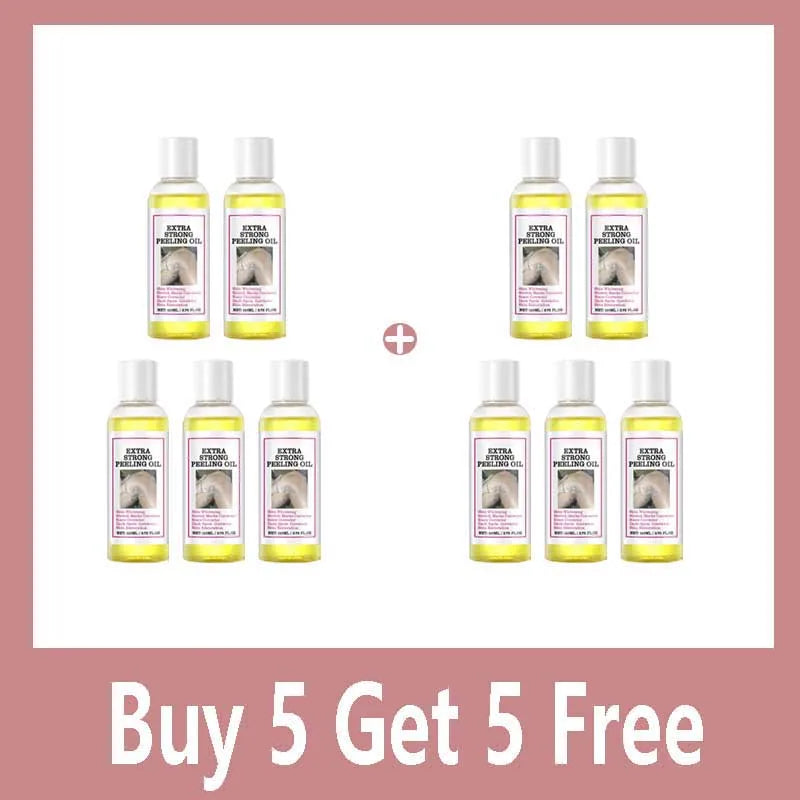 Exfoliating Yellow Skin Oil For Body Skin Moisturizing Nourishing Brightening Firming Moisturizing Massage&Beauty Care Oil 110ml