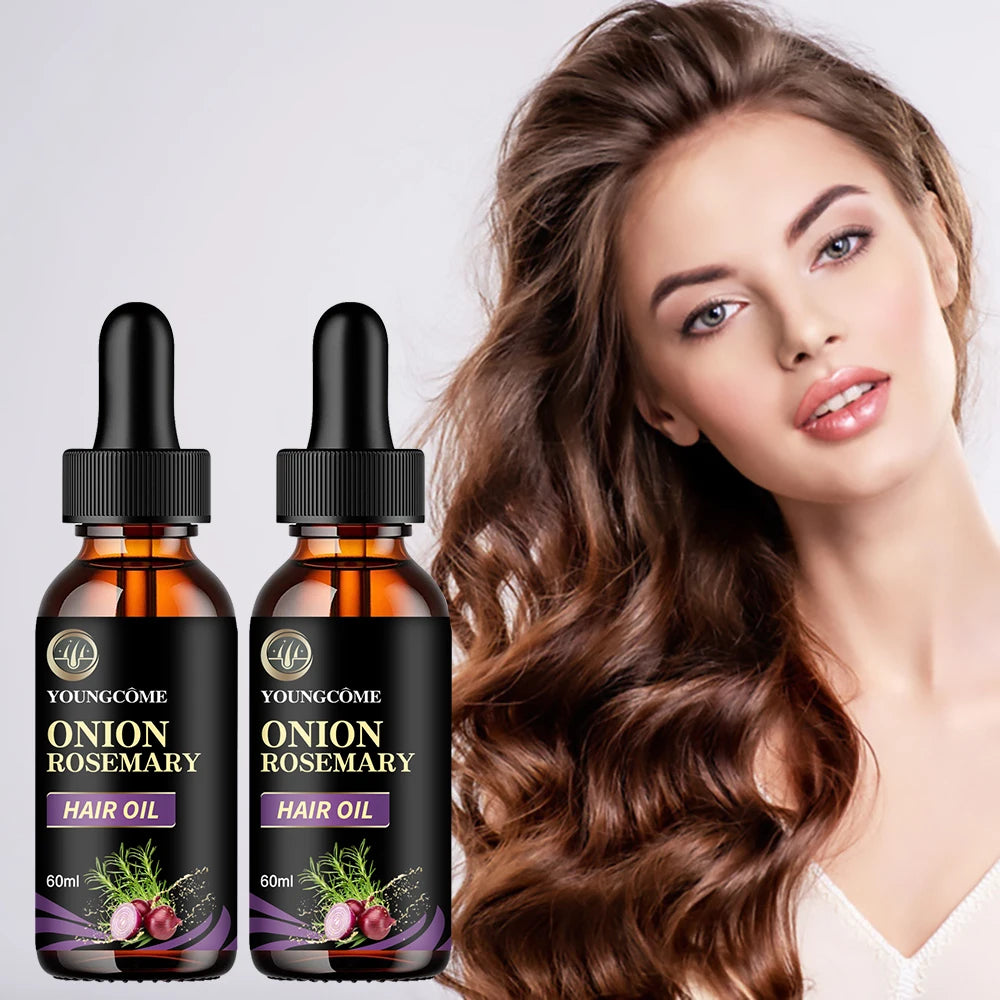 Hair Rapid Growth Essential Oil Onion Rosemary Hair Care Essential Oil Hair Regeneration Effective Hair Loss Product
