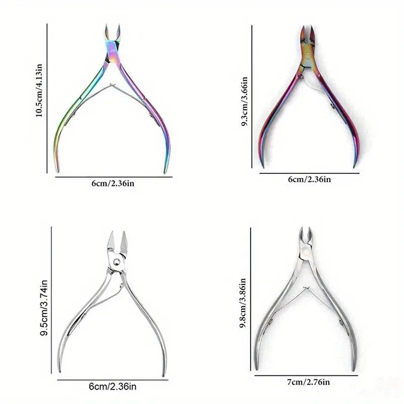 15PCS Powerful Magnet Cylindrical Multi-functional Cat Eye Magnet+3Pcs Stainless Steel Nail Clippers Manicure Set Nail Cuticle