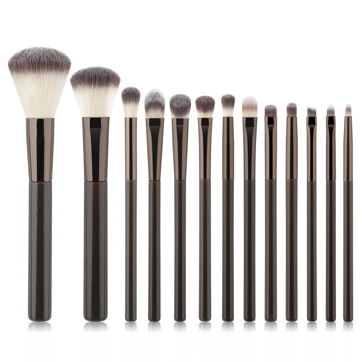 7-13pcs Makeup Brushes Set Double Head Loose Powder Blush Foundation Telescopic Grooming Brush Professional Cosmetic Tools