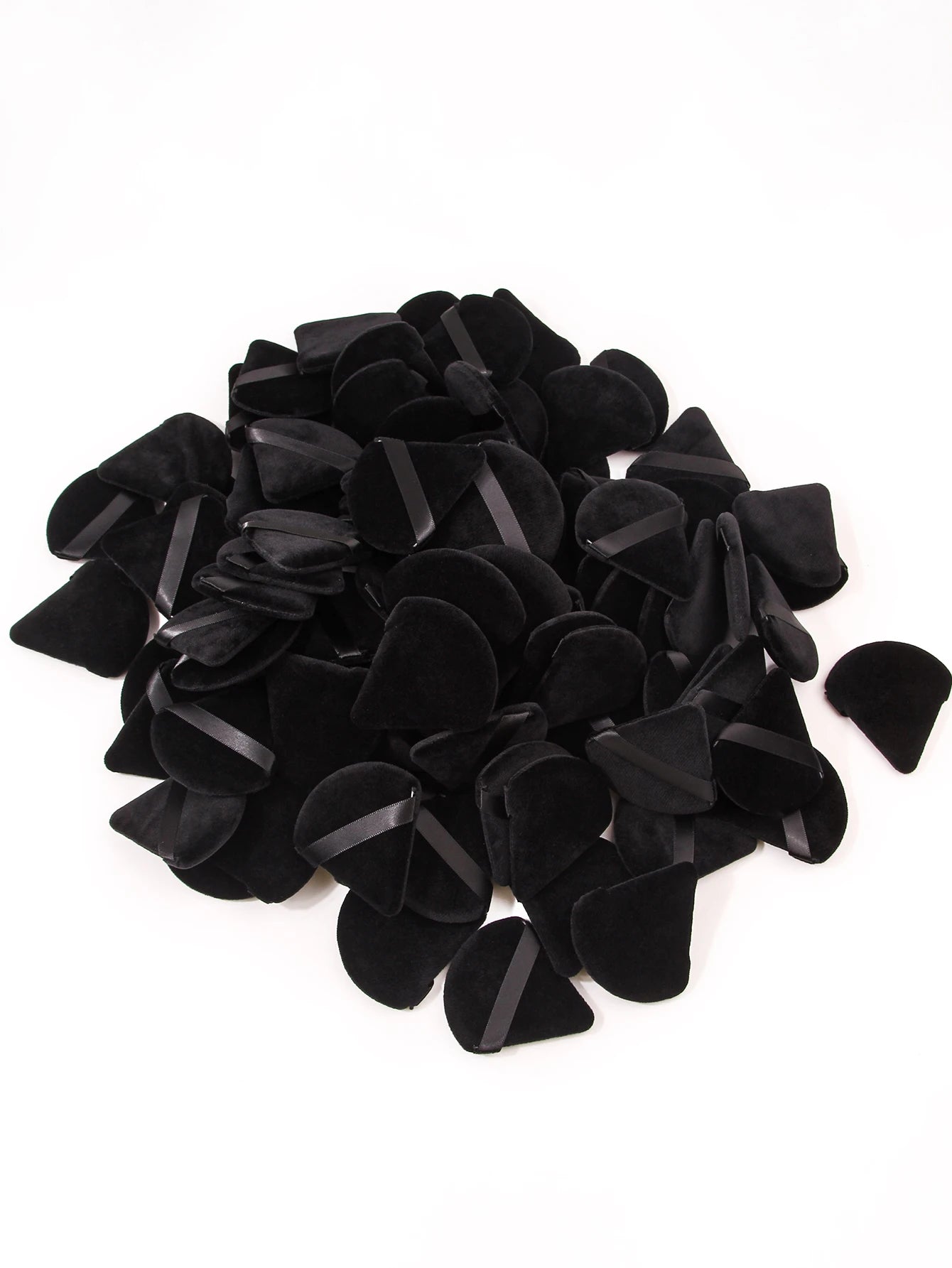 2Pcs/100Pcs Triangle Powder Puff For Loose Powder Liquid Cosmetic Soft Plush Powder Puff Makeup Foundation Puff Makeup Tool