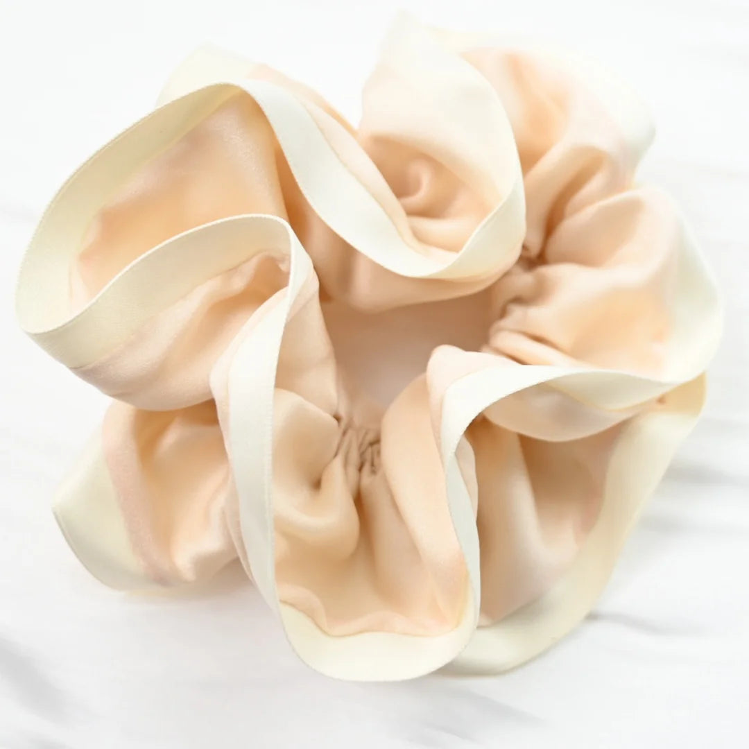 Scrunchies for Hair New Fashion Luxury Satin Silk Hair Loop Bud Shaped HairTies Hair Scrunch for Girls Headwear