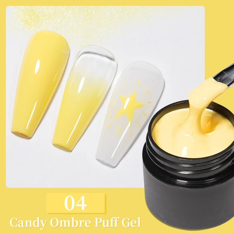 PUENTE 15ML Vitamin E Base Coat Gel Nail Polish For Soft Thin Breaking Nails Strengthen Soak Off UV Gel Varnish For Nail Care